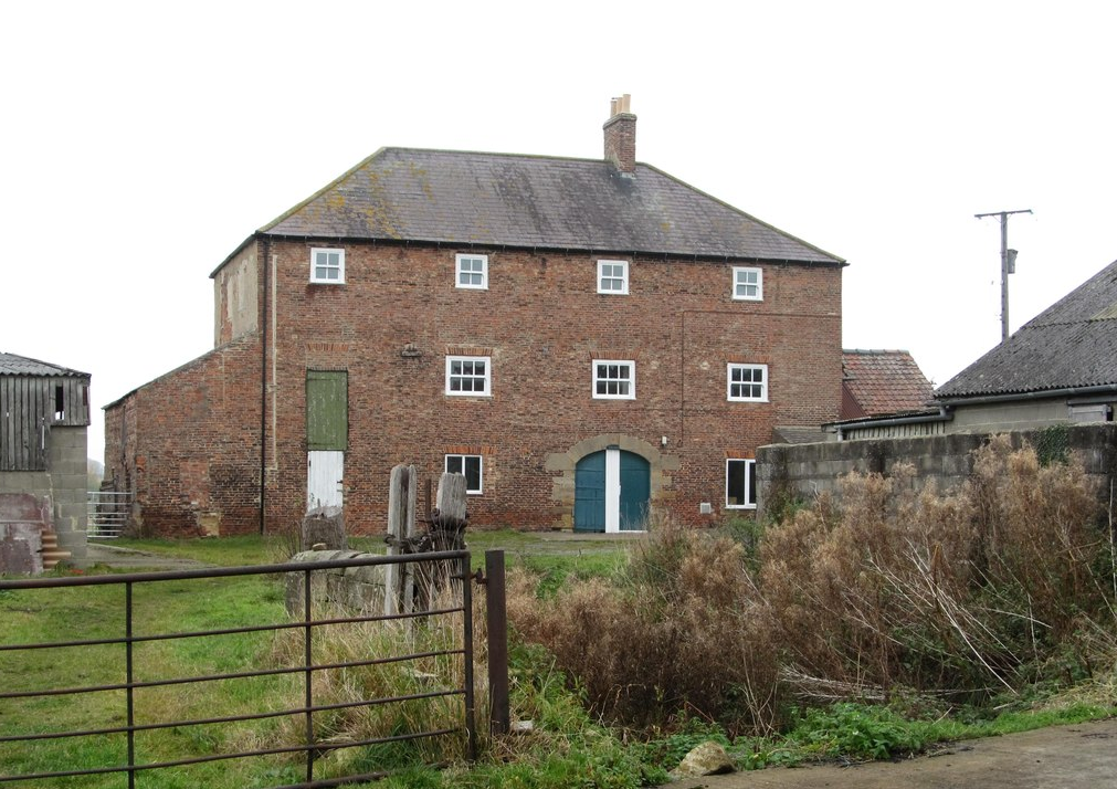 Leeming Corn Mill is now Mill Farm, surrounded by barns and sheds, the original mill building is now a house.